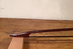 Snakewood Violone Bow (head)